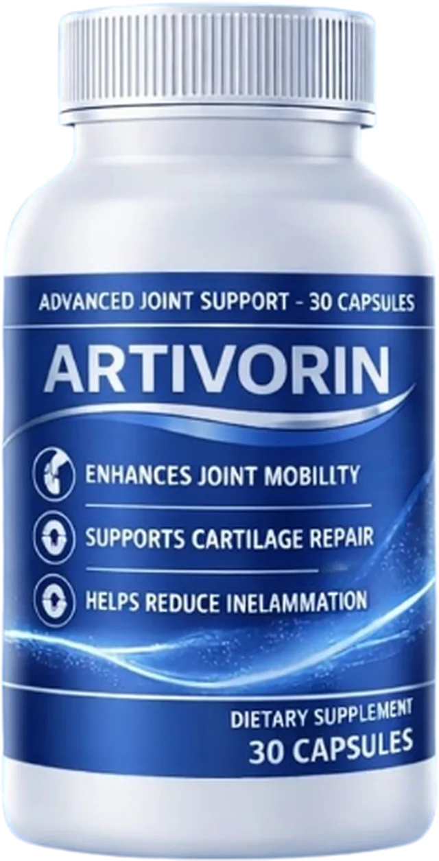 A bottle of Artivorin Advanced Joint Support